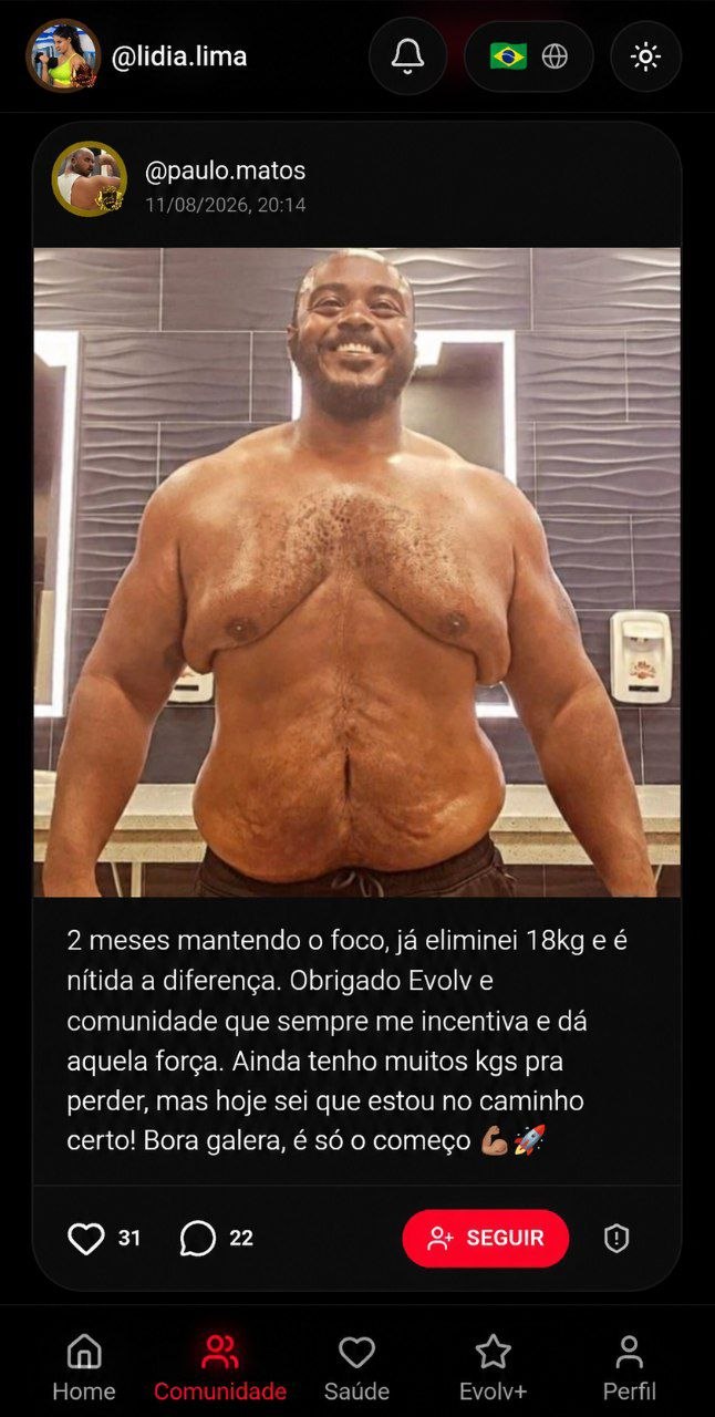 Publicação de Paulo Matos na comunidade EVOLV